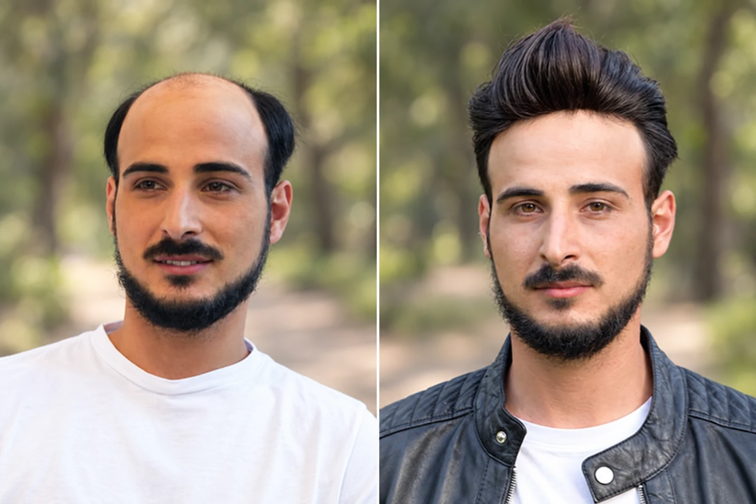 Men's CNC · hairline and coverage