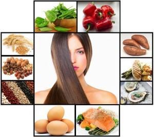 Hair Food Collage